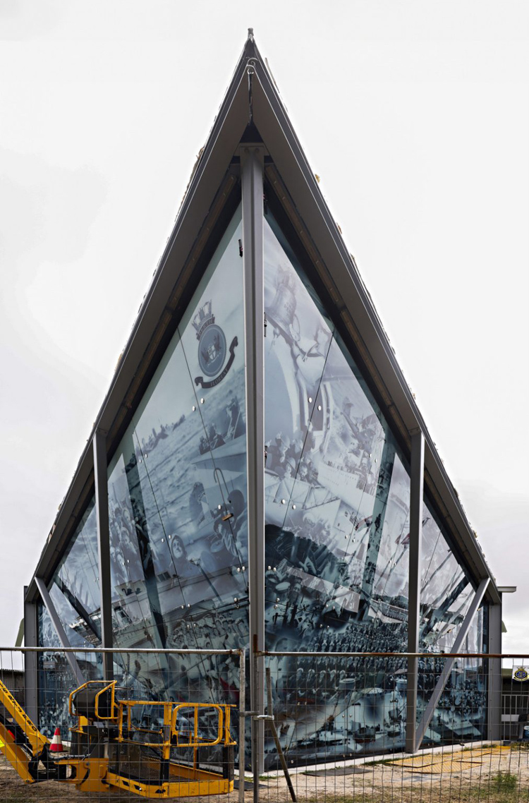 hmas perth memorial completed construction 1